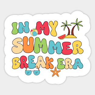 In My Summer Break Era 2024 Gift For Men Women Sticker